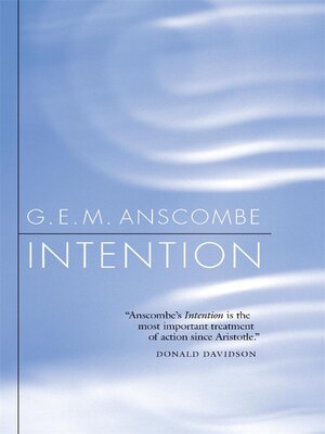 cover image of Intention